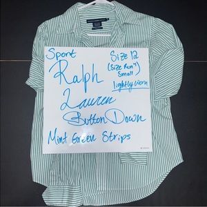 Ralph Lauren Button Down Size 12 (Female)